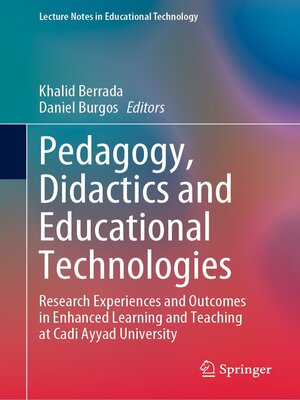 cover image of Pedagogy, Didactics and Educational Technologies